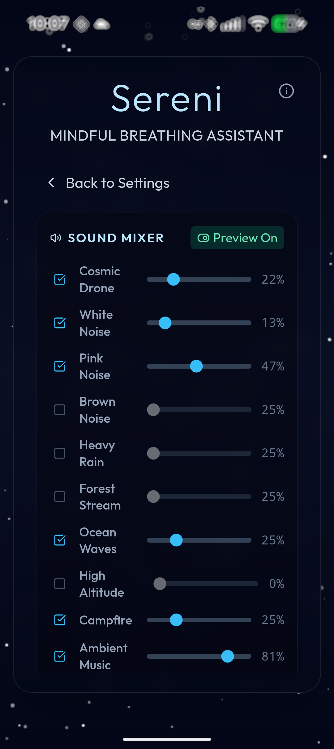 Advanced Sound Mixer